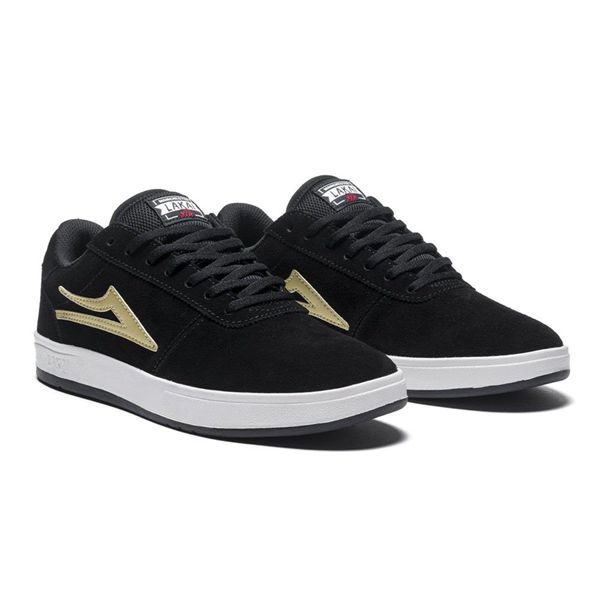 LaKai Manchester XLK Black/Gold Skate Shoes Womens | Australia XR5-3397